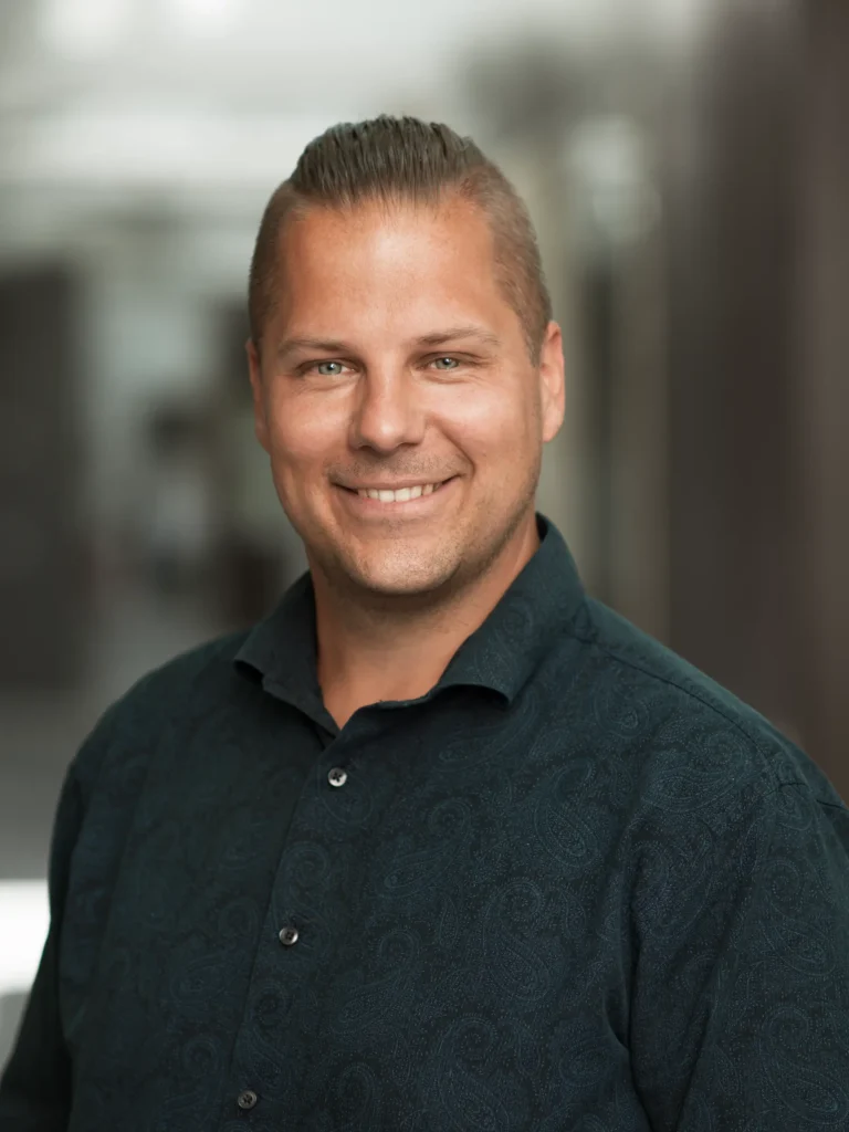 personalporträtt på en man